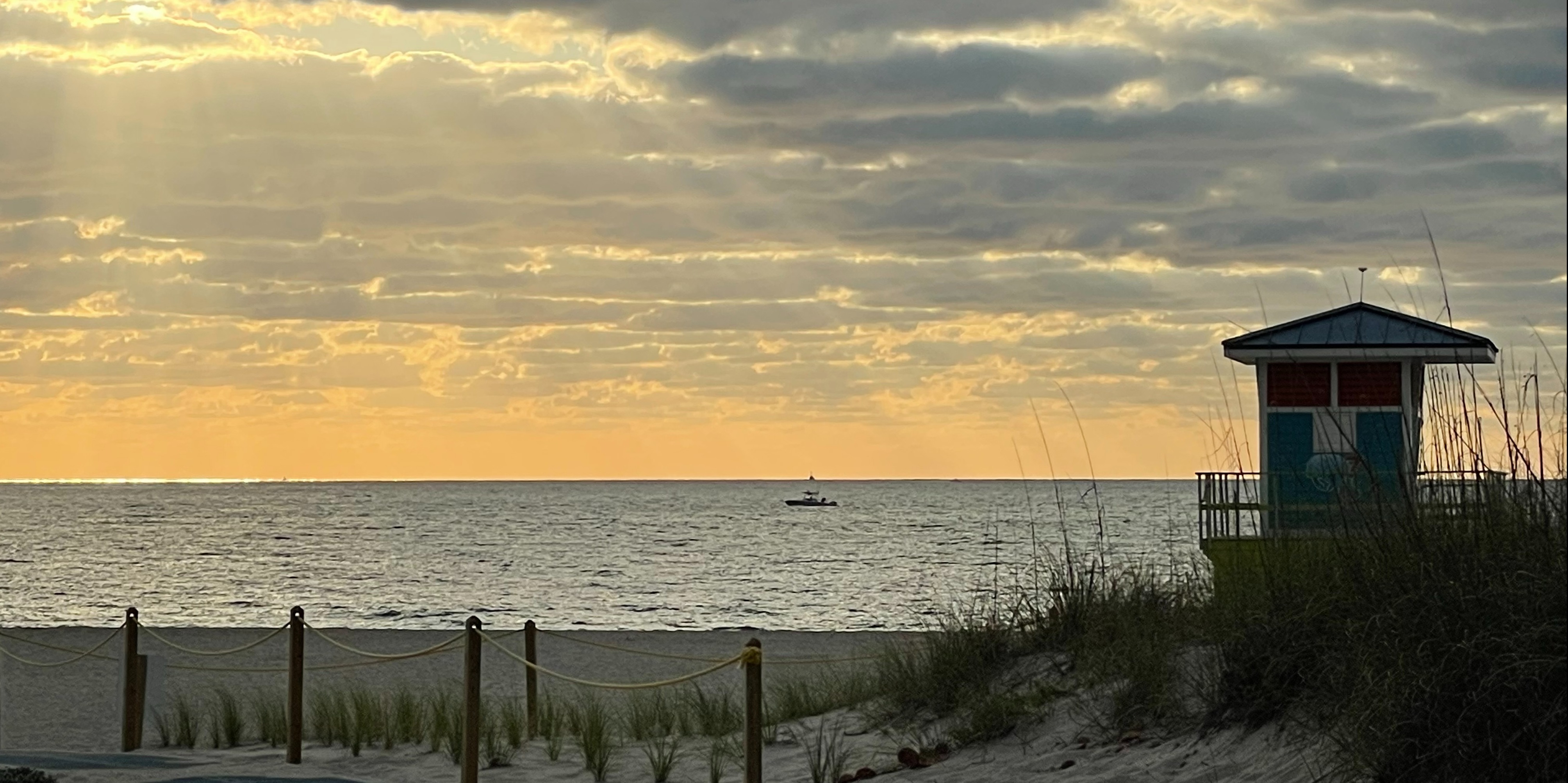 Florida beach coast line